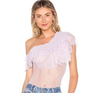 x REVOLVE Desi Bodysuit in Lavender